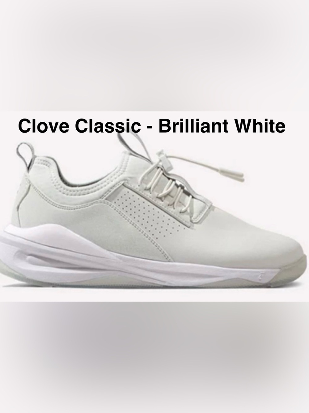 Clove NEW-Classic “BRILLIANT WHITE” Size 8.5 women/7 men. *Price is Firm*